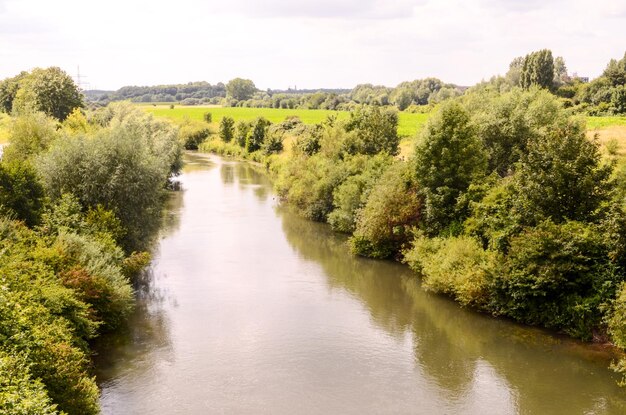 View of the Hamm River in Germany