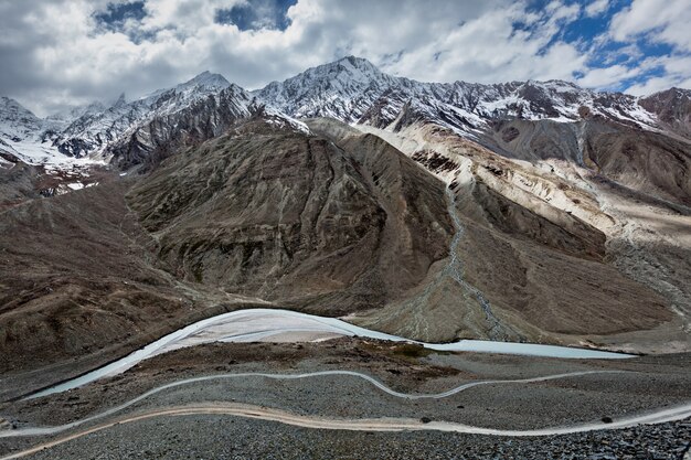 View of Himalayas, India