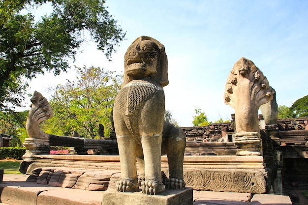 View of the historic Prasat Hin Phimai Castle at Nakhon Ratchasima Province