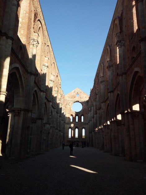 Foto vista dell'edificio storico contro il cielo