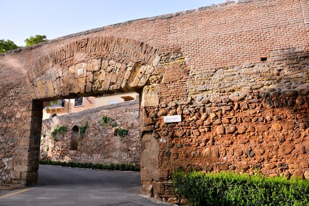 Photo view of the historical city granada