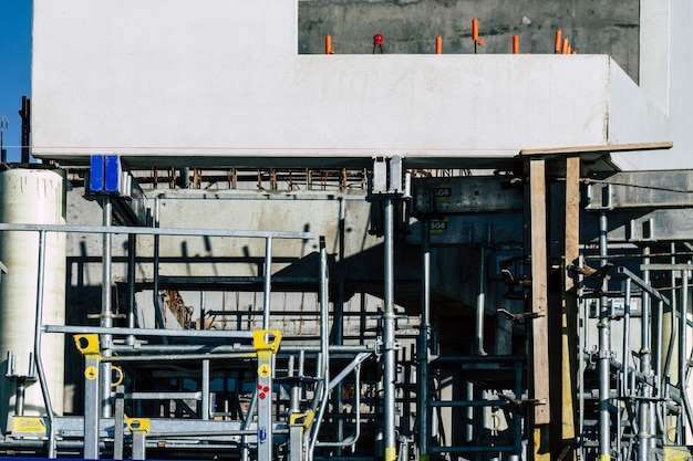 View of industrial building