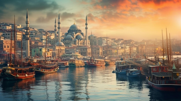 A view of istanbul from the water