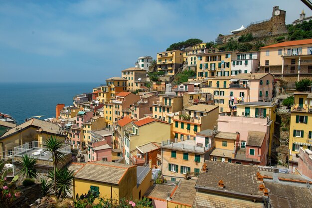 View of italian village