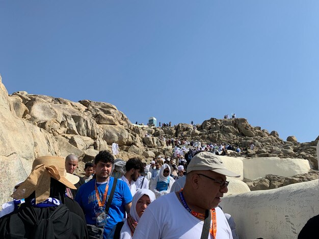 Photo view of jabal rahma one of the efficacious places in praying to allah swt