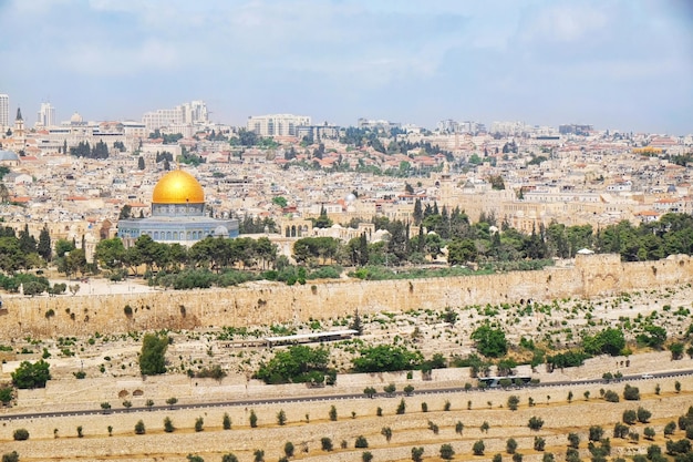 View of Jerusalem city Israel