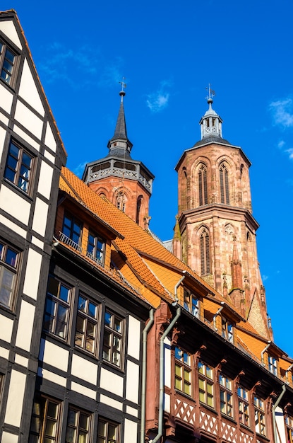 View of the Johannis church in Gottingen Germany, Lower Saxony