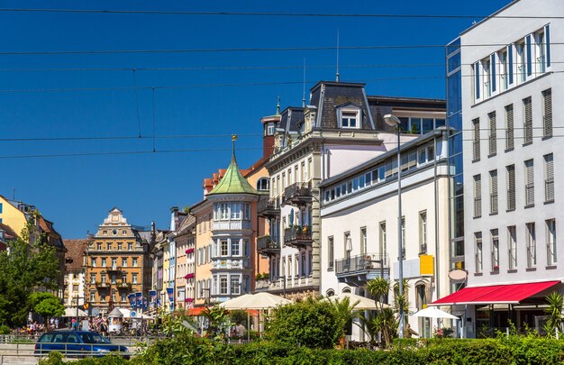 Вид на центр города Констанц - Германия