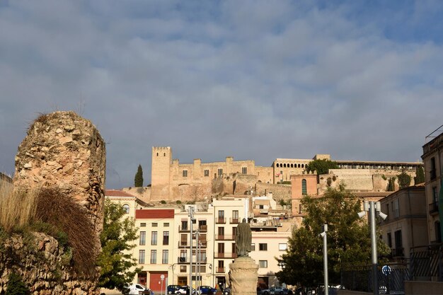 View of La Suda of Tortosa Tarragona province Catalonia Spain