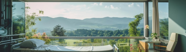 a view of a landscape from a balcony