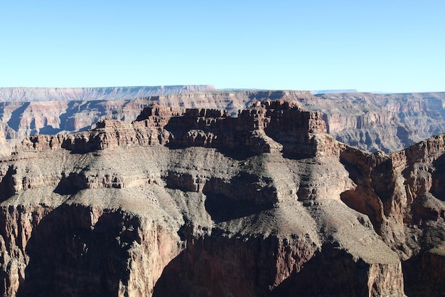 View of landscape in Grand Canyon National Park at USA