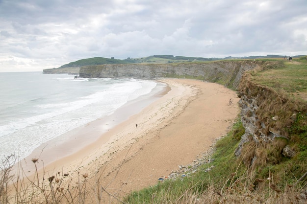 View of Langre Beach, Santander, Spain