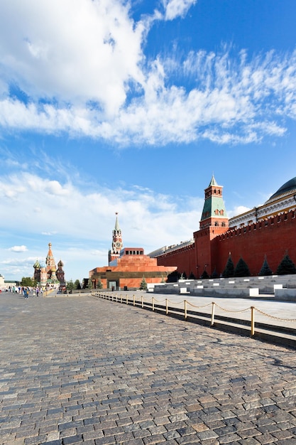 View Of Lenin Mausoleum And Kremlin Wall