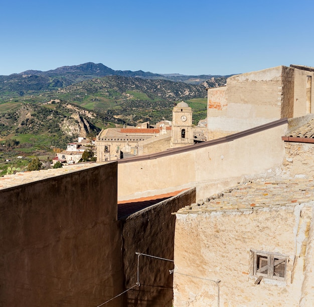 Photo view of leonforte sicily