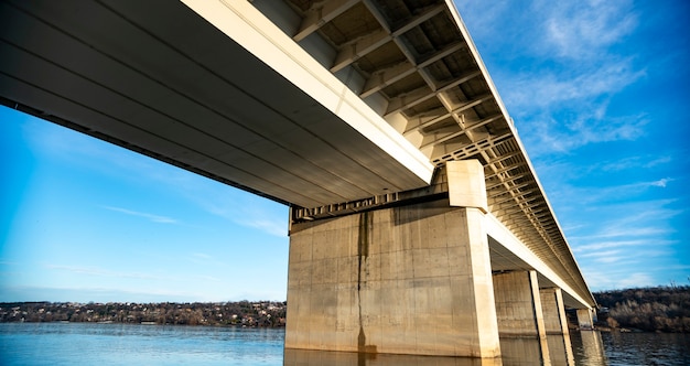 View at the Liberty bridge in Novi Sad