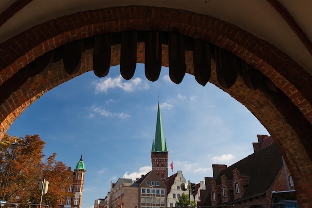 Photo view at lubeck germany