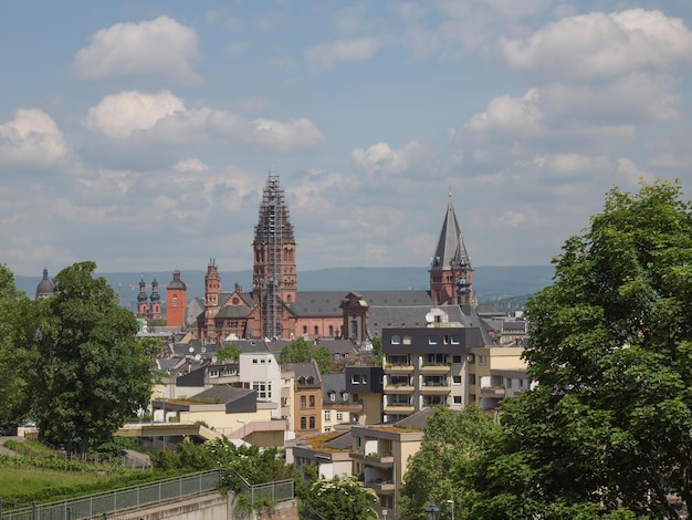 Vista di magonza, germania