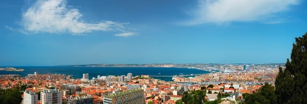 Vista della città di marsiglia marsiglia francia