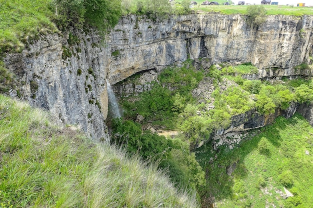 View of the Matlas plateau Khunzakhsky district Dagestan Russia 2021