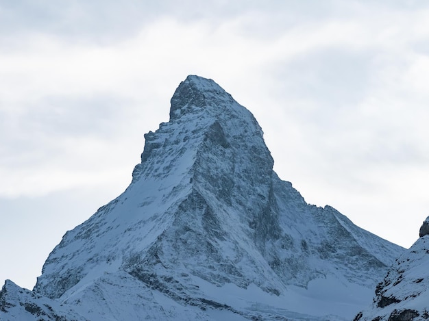 View of the matterhorn from the rothorn summit station