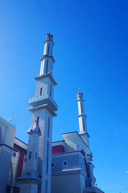 view of the minaret of the mosque