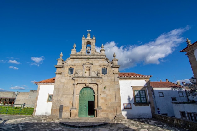 Photo view of the misericordia church in the historic old town of miranda do douro portugal