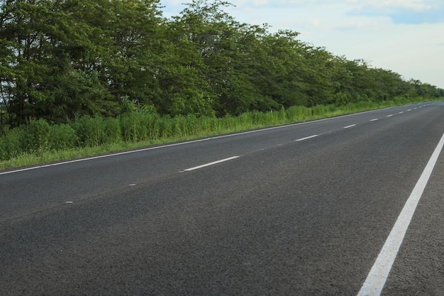 View of modern asphalt road in countryside