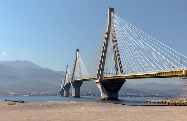 View of the modern bridge