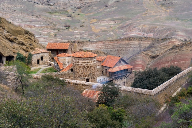 View of the monastery complex of David Gareja of Eastern Georgia