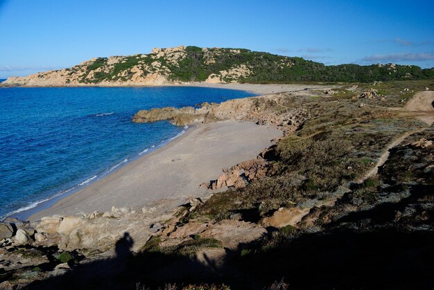 View of monti russu beach