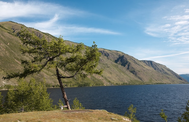 View on mountain Lake