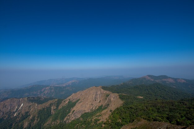 View on mountain at Mulayit Taung, Myanmar