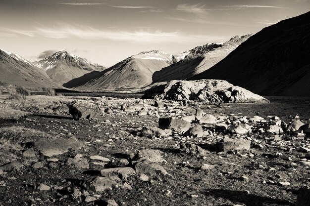 View of mountain range