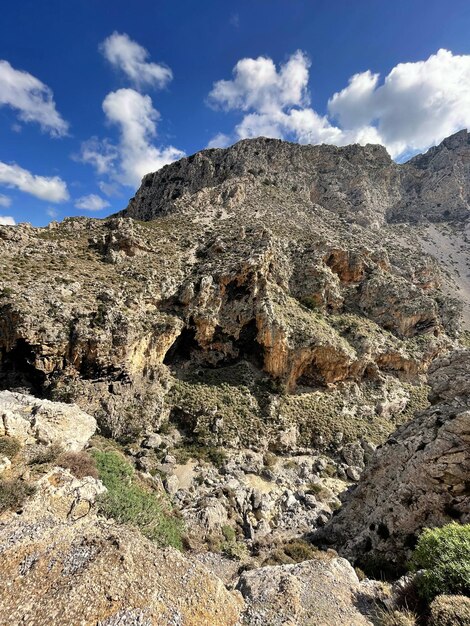 View of the mountains against the sky