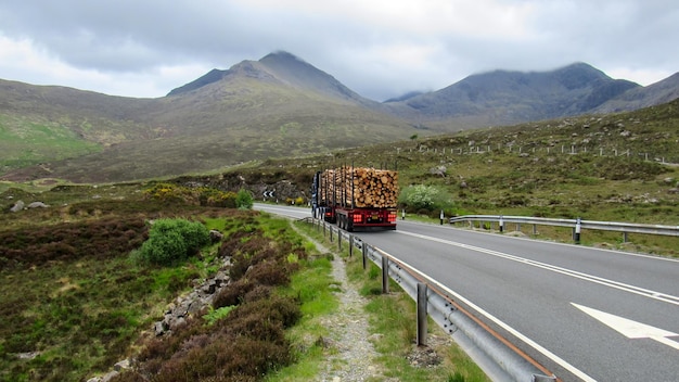 View of the nature of Scotland United Kingdom