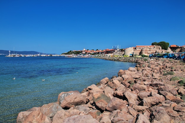 The view of Nessebar in Bulgaria