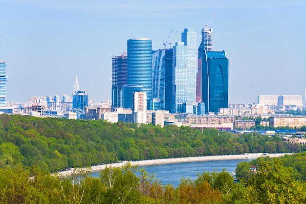 View of new Moscow City