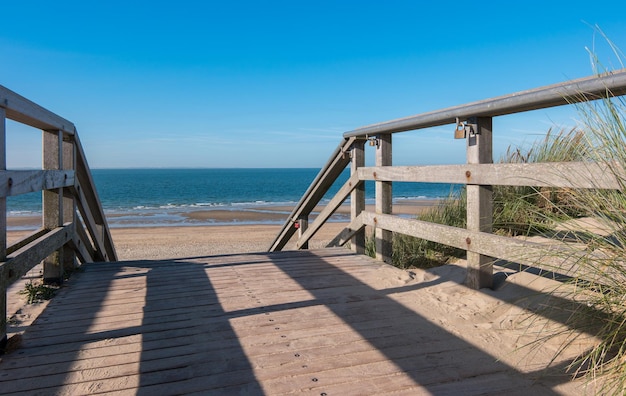 Photo view on the north sea