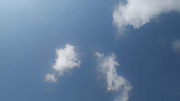 写真 青空と雲の眺め