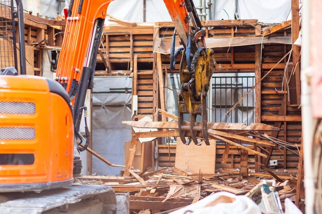 写真 建設現場の景色