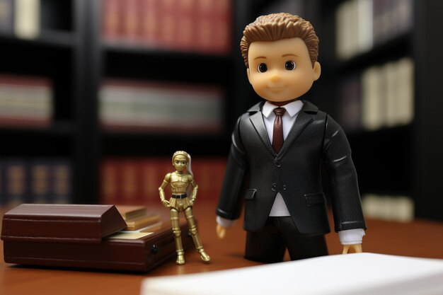 사진 변호사 의 날 축하 의 장난감 사람 의 모습
