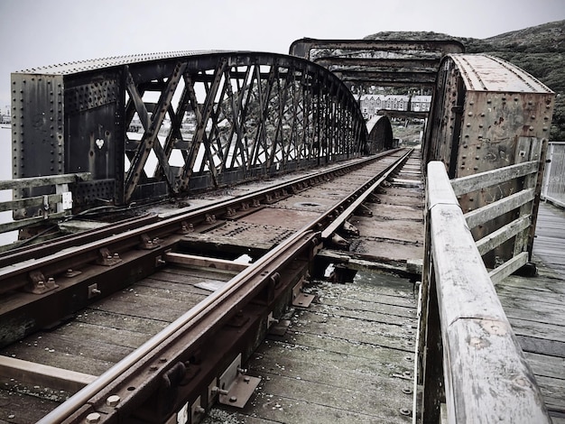 Фото Вид железнодорожного моста
