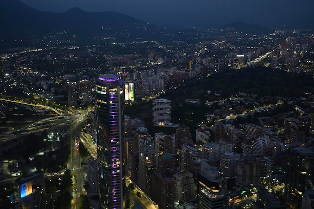 사진 칠레 의 산티아고 시 의 가까운 모습