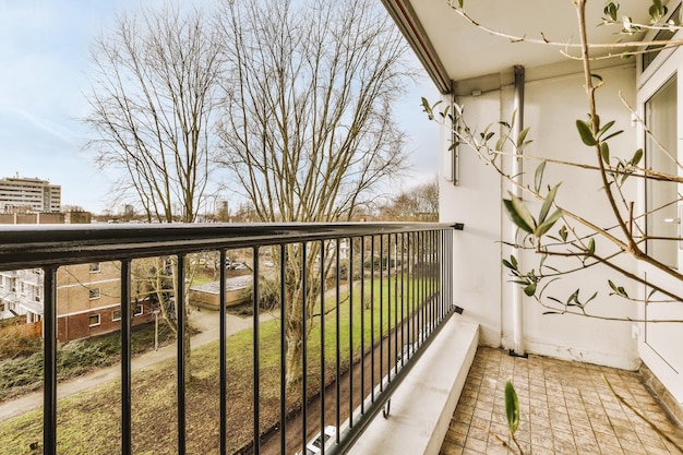 View of opposite buildings from balcony