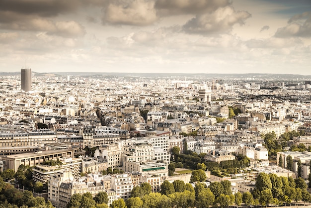 View of Paris from the Eiffel Tower