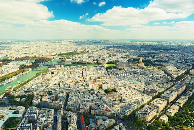 View of Paris from the Eiffel Tower