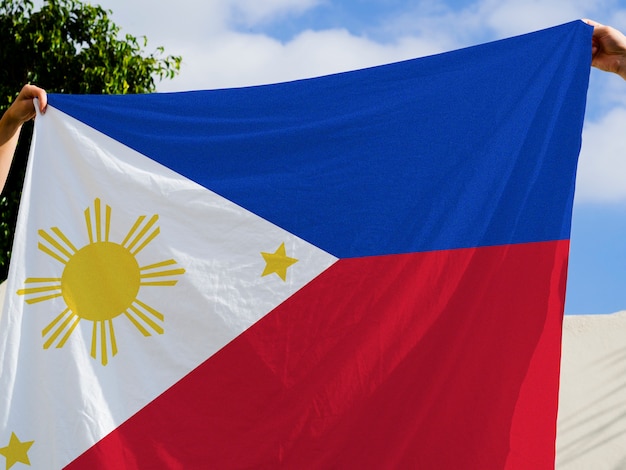 Photo view of the philippines flag