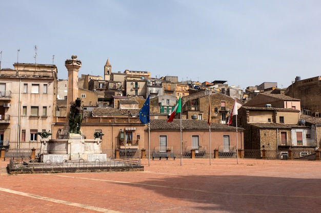 Photo view of piazza armerina