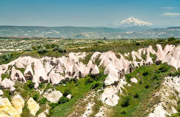 View of Pigeon Valley in Goreme National Park, Turkey