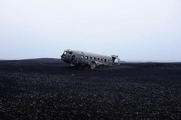 view of planewreck